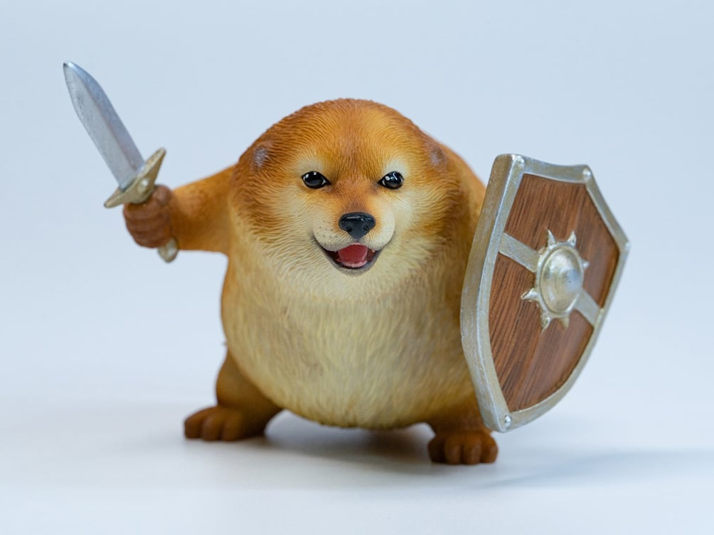 JxK.Studio Sword and Shield Dog (Ver. 2.0) 3.9-Inch Resin Figure - View 2