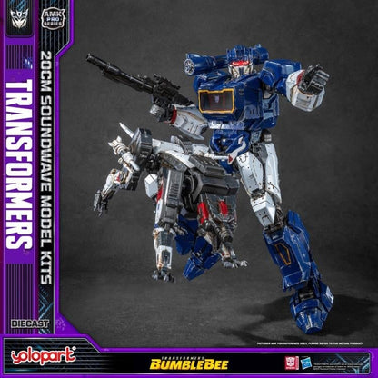 Yolopark Transformers: Bumblebee AMK Pro Soundwave 7.9-Inch Model Kit with Ravage - View 4