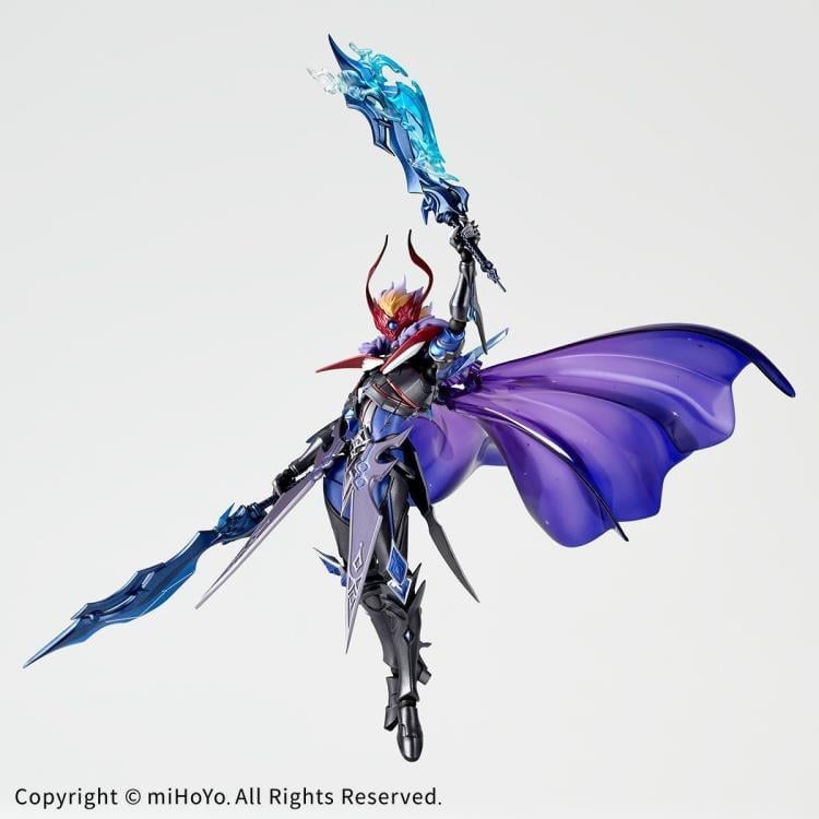 Kaiyodo Genshin Impact Amazing Yamaguchi Revoltech NR074 Tartaglia (Foul Legacy Ver.) 7-Inch Action Figure - View 10