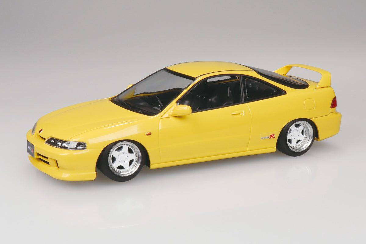 Aoshima Snap Kit No.22CU-SY Honda DC2 Integra Type R Custom Wheel (Sunlight Yellow) 1/32 Scale Model Kit - View 3