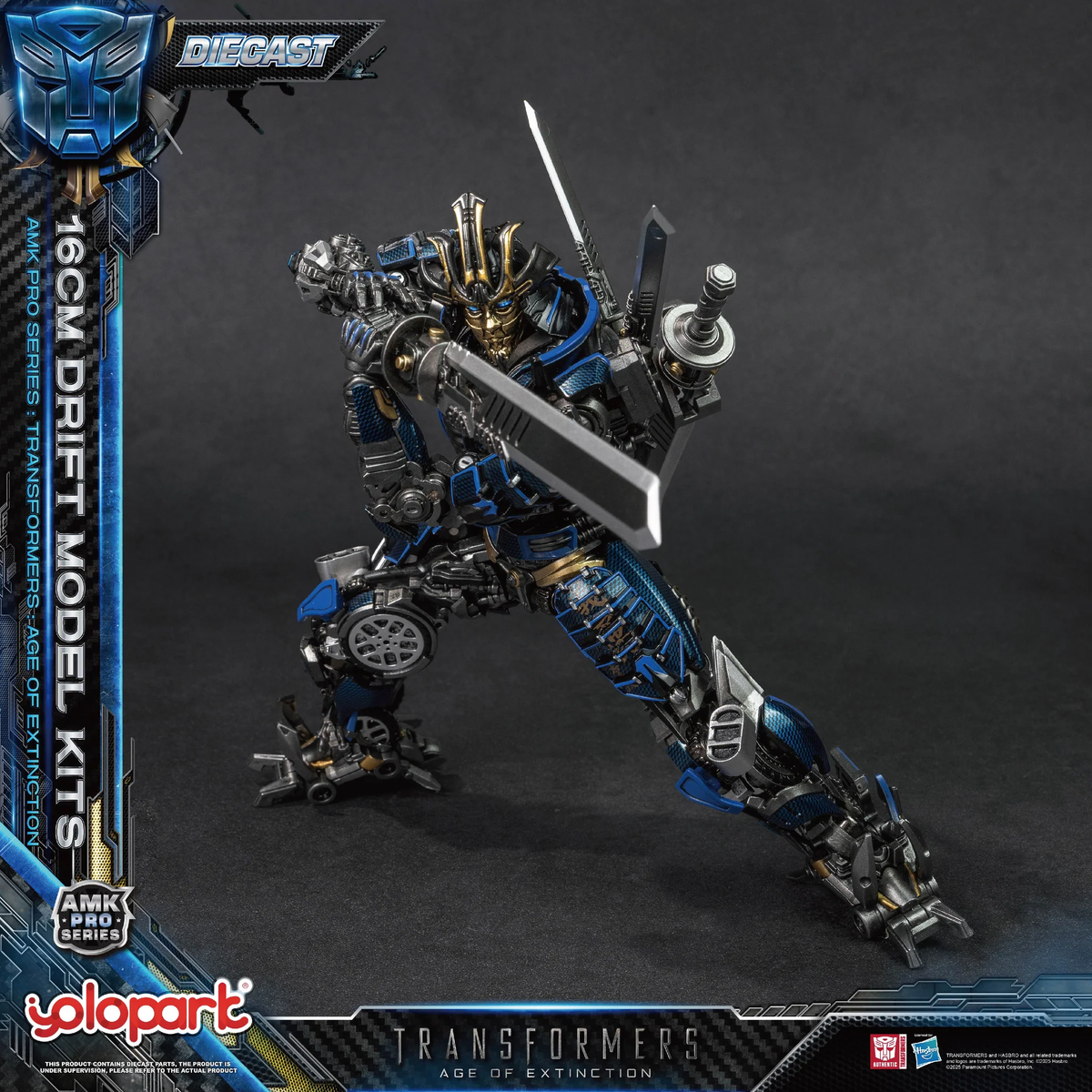 Yolopark Transformers: Age of Extinction AMK Pro Drift 6.3-Inch Model Kit - View 19