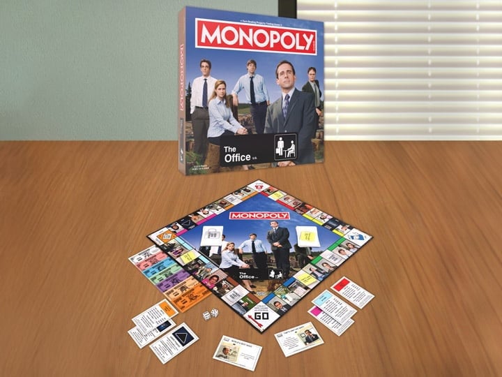 Hasbro Monopoly: The Office Property-Trading Board Game - View 2
