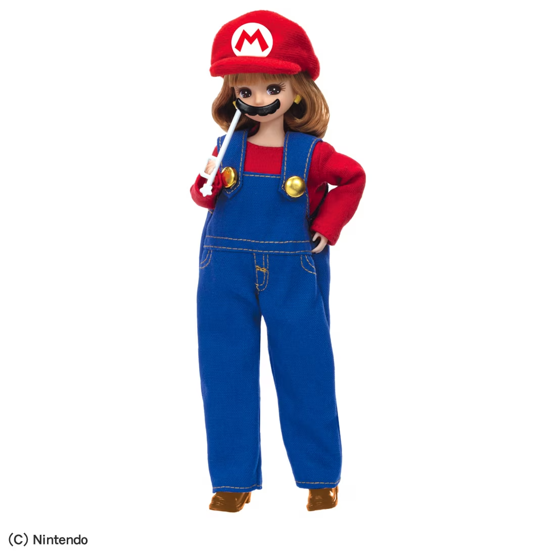 Takara Tomy Super Mario Licca Mario 9-Inch Fashion Doll - View 5