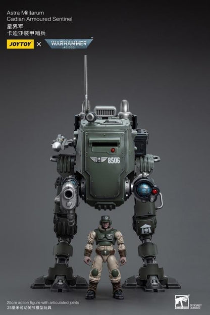 JoyToy Warhammer 40K Astra Militarum Cadian Armoured Sentinel 1/18 Scale Plastic Action Figure - View 4
