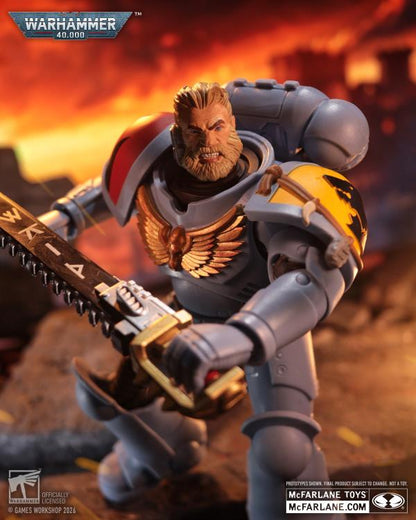 McFarlane Toys Warhammer 40,000 Space Wolves Grey Hunter Plastic Action Figure - View 5