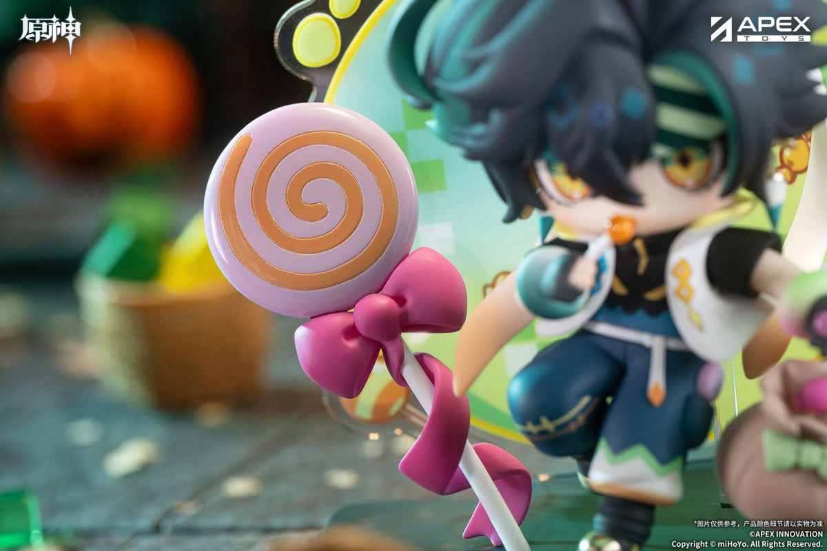 Apex Genshin Impact Twilight Whimsy Kinich Chibi Figure (With Bonus) 4-Inch - View 9