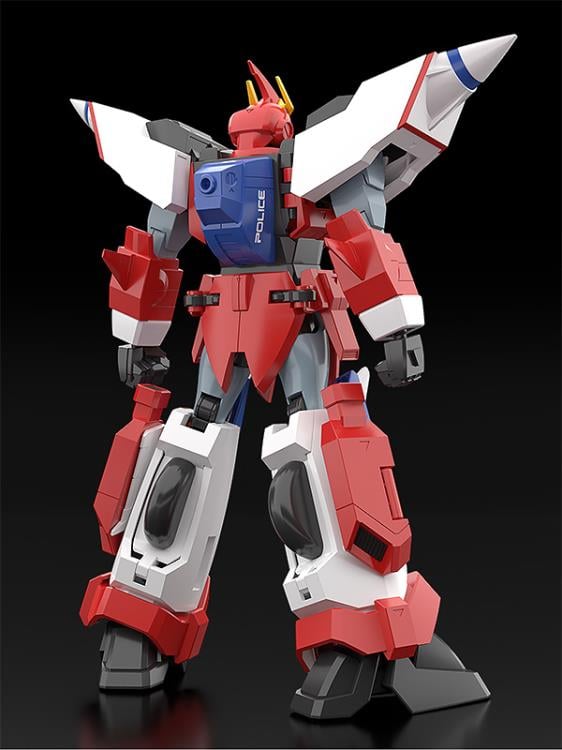 Good Smile Armored Police Metal Jack Moderoid Hyper Red Jack Armor Model Kit (6.3 Inches) - View 6