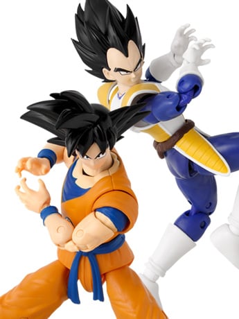 Bandai Dragon Ball Z Dragon Stars Vegeta vs. Goku Action Figure Battle Pack