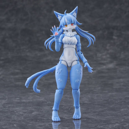 Aoshima KemoPla Omaneko Model Kit in ABS and PVC (5.8-Inch) - View 6