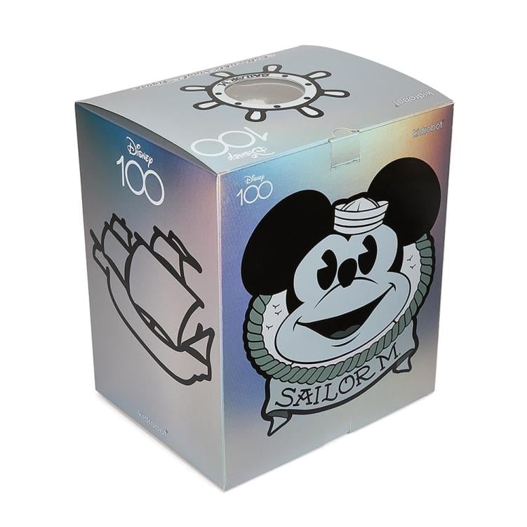 Kidrobot Disney 100th Anniversary Mickey Mouse Sailor M. 8-Inch Limited Edition Vinyl Art Figure - View 12