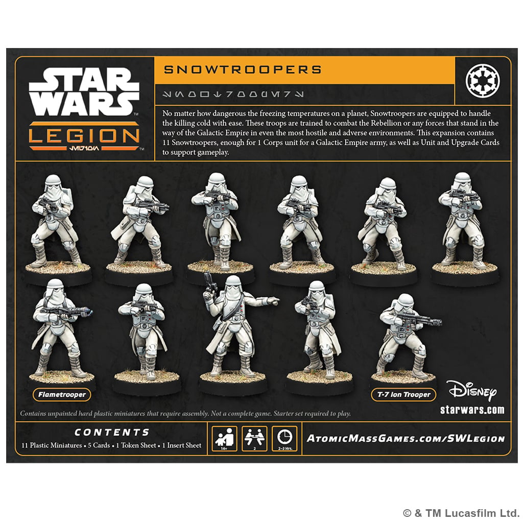 Atomic Mass Games Star Wars: Legion Snowtrooper Plastic Miniatures Unit for the Legion Game - View 3