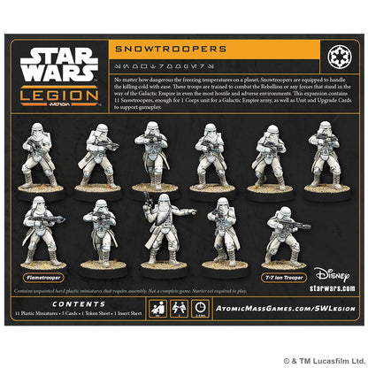 Atomic Mass Games Star Wars: Legion Snowtrooper Plastic Miniatures Unit for the Legion Game - View 3