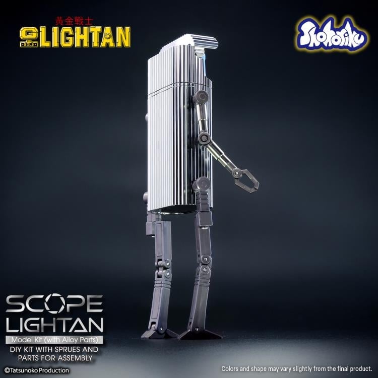 Shohoriku Golden Warrior Gold Lightan Scope Lightan Model Kit, 5.9-Inch - View 14