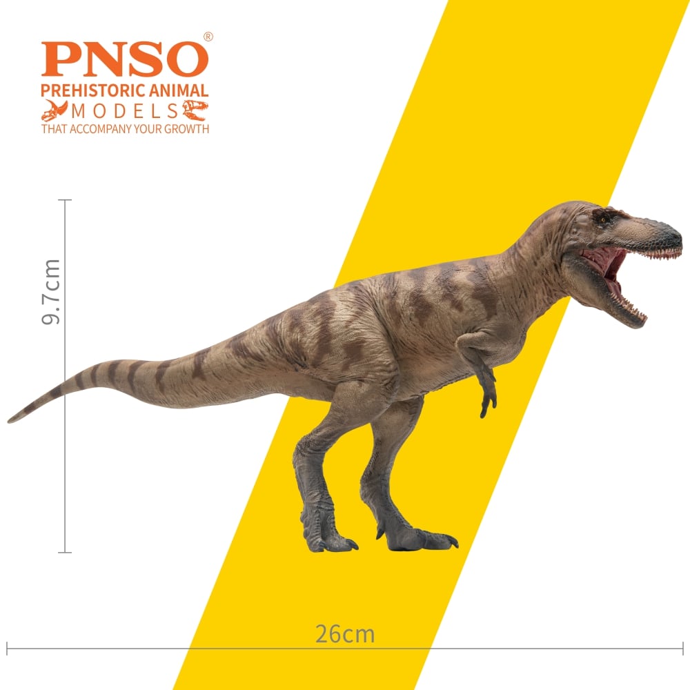 PNSO Prehistoric Animal Models Cole the Daspletosaurus 10.23-Inch PVC Figure - View 5