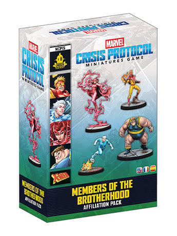 Atomic Mass Games Marvel: Crisis Protocol Members of the Brotherhood Affiliation Pack Miniatures