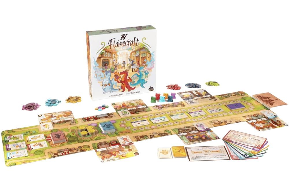 Cardboard Alchemy Flamecraft Dragon-Themed Board Game - View 3