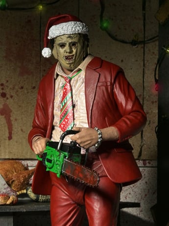 NECA The Texas Chainsaw Massacre Ultimate Santa Leatherface Action Figure