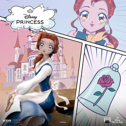 Iron Studios Disney Anime Princess Belle 1/10 Art Scale Polystone Statue - View 3