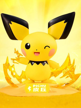 Funism Pokemon Prime Figure Mini Pichu 3.82-Inch Figure