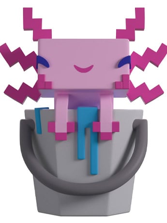 YouTooz Minecraft Axolotl 4-Inch Collectible Vinyl Figure