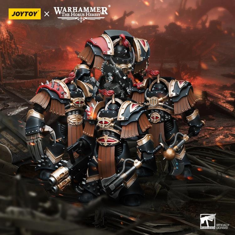 JoyToy Warhammer The Horus Heresy Sons of Horus Justaerin Terminator Squad Justaerin with Carsoran Power Axe 1/18 Scale Action Figure - View 13