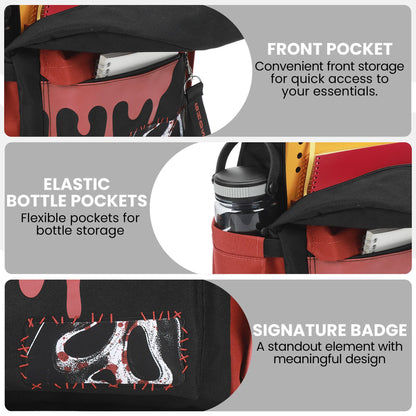 Bioworld Ghost Face Masks & Blood Backpack 16.5-Inch - View 5