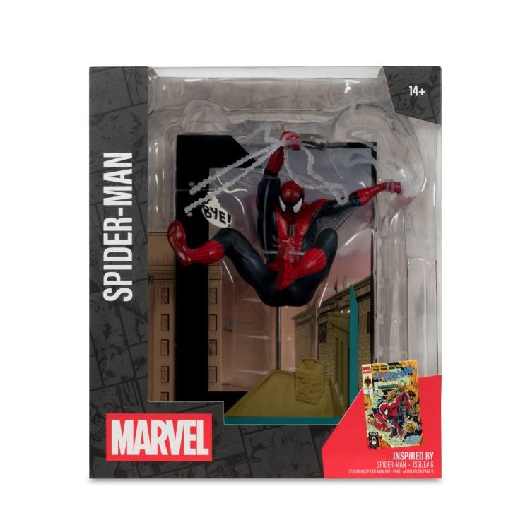 McFarlane Toys Marvel Comics Spider-Man (Spider-Man #6 Ver. 2) 1/10 Scale Action Figure - View 8