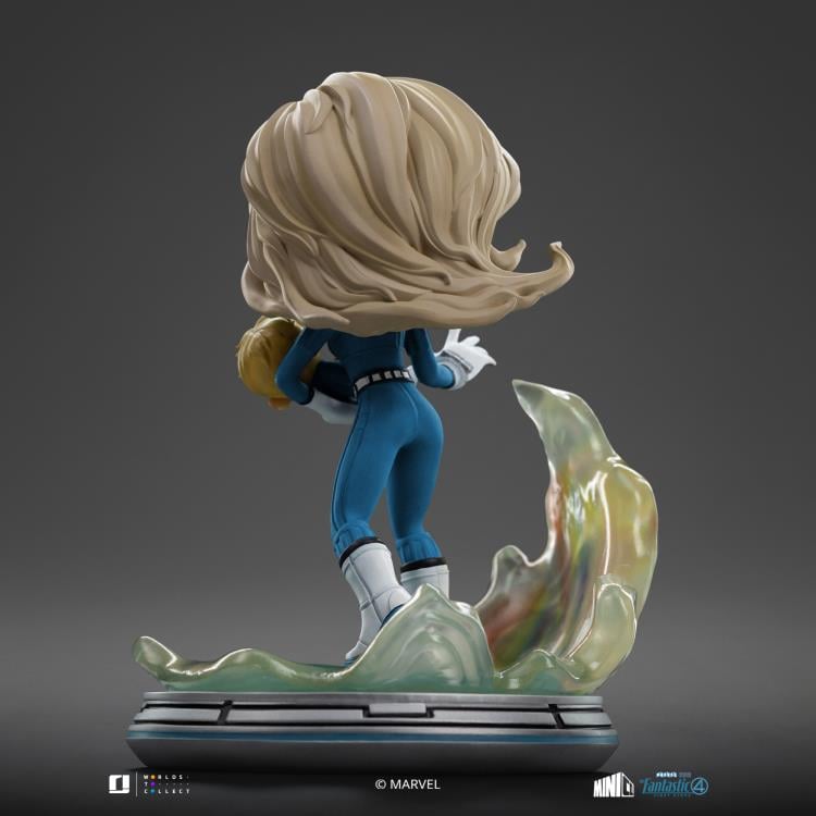 Iron Studios Marvel The Fantastic Four: First Steps MiniCo Invisible Woman with Franklin Richards 6-Inch Figure - View 4