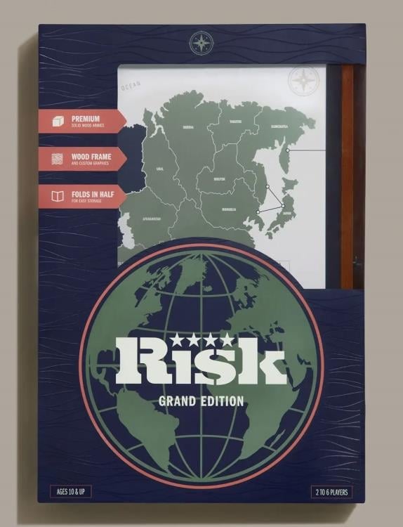 WS Game Company Risk Grand Folding Edition Strategy Board Game - View 8