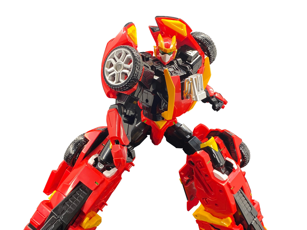 SAMG Metal Cardbot Red Blitz Collectible Plastic Action Figure Toy - View 2