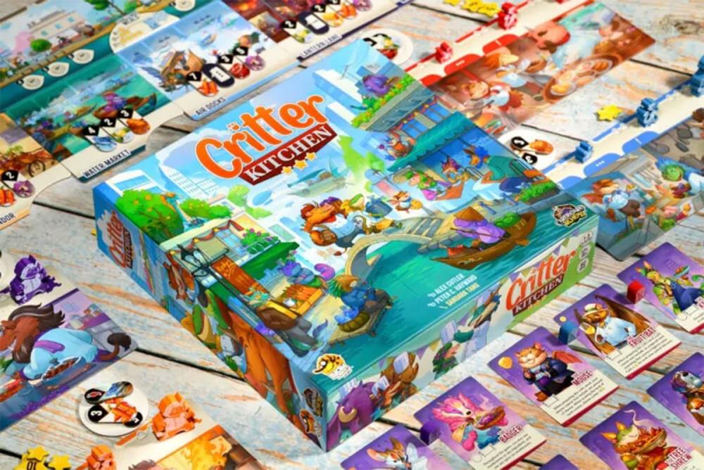 Lucky Duck Games Critter Kitchen Tabletop Board Game - View 3