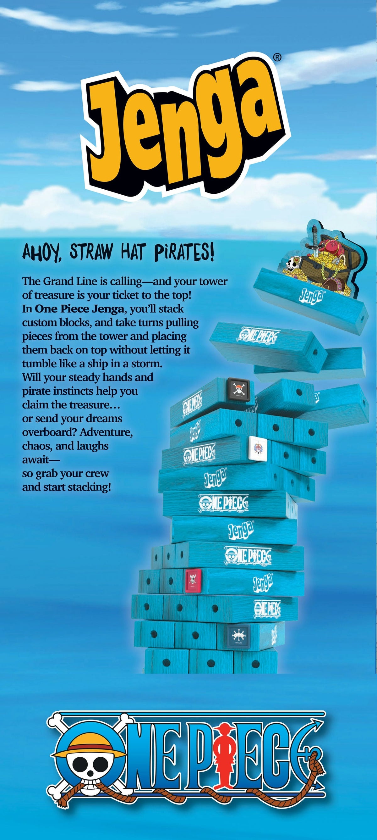 USAopoly Jenga: One Piece Edition Block Stacking Board Game - View 4