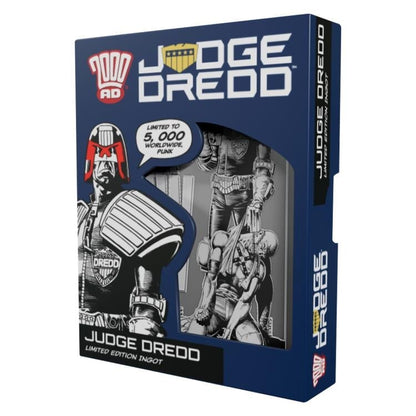 Fanattik 2000 AD Judge Dredd Comic Book Cover Limited Edition Metal Ingot - View 4