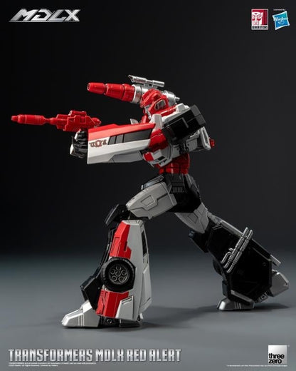 threezero Transformers MDLX Articulated Figure Series Red Alert 5.9-Inch Action Figure - View 6