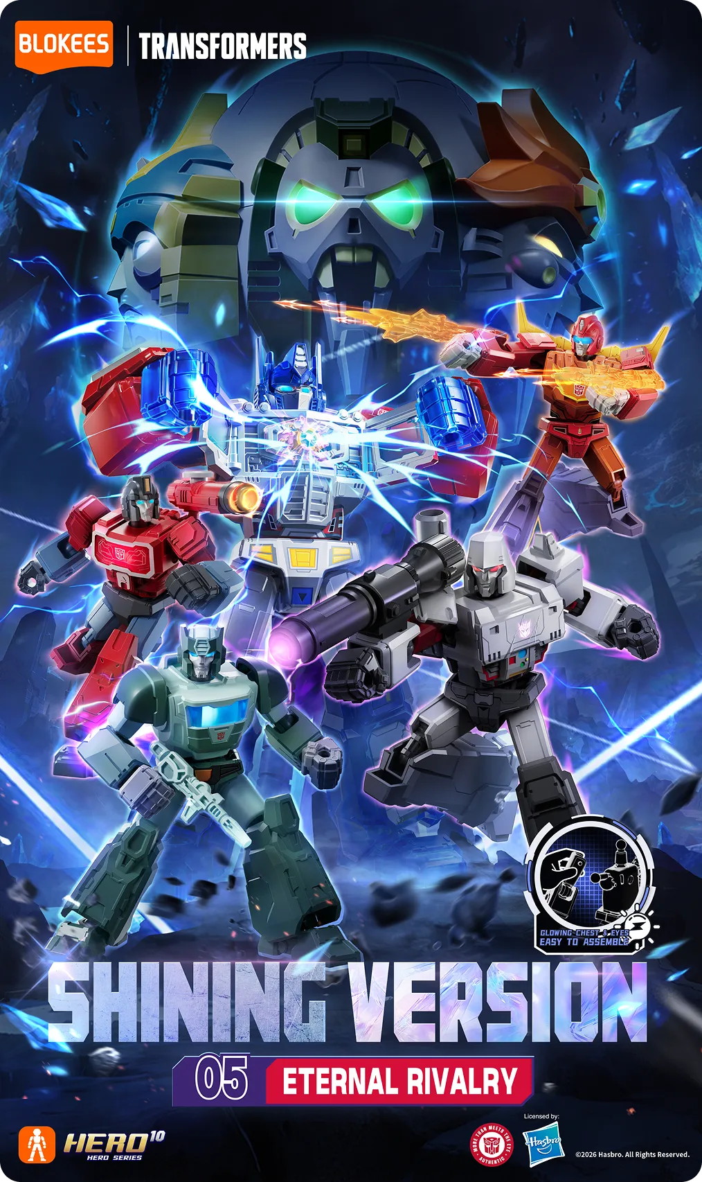 Blokees Transformers Shining Version Vol.5 Eternal Rivalry Box of 6 Random Model Kits - View 13