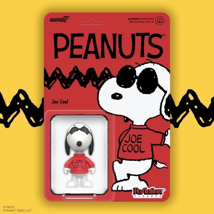 Super7 Peanuts ReAction Joe Cool Snoopy Action Figure - View 4