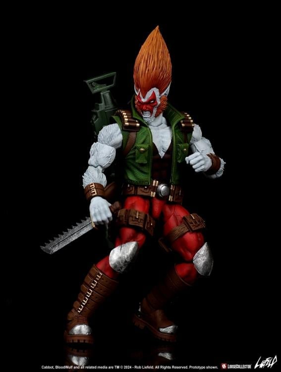 LooseCollector Rob Liefeld's Bloodwulf 1/12 Scale Action Figure - View 5