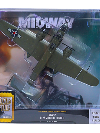 Daron Midway Movie Stub B25 Mitchell 1/100 Scale Die-Cast Model