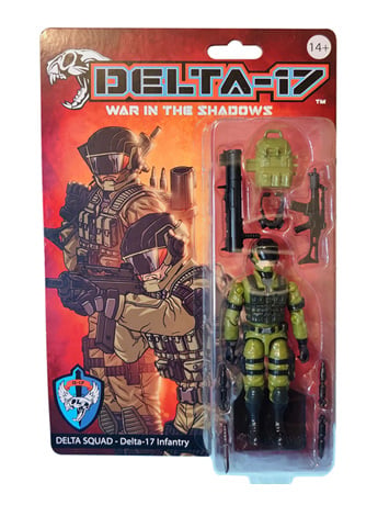 5by5 Toys Delta-17: War in the Shadows Delta Squad A Infantry Action Figure