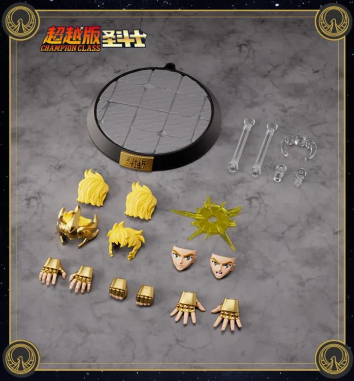 Blokees Saint Seiya Champion Class 02 Leo Aiolia Plastic Model Kit, 5.9-Inch - View 10