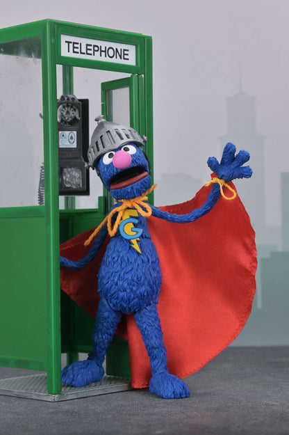 NECA Sesame Street Ultimate Super Grover Plastic Action Figure - View 9