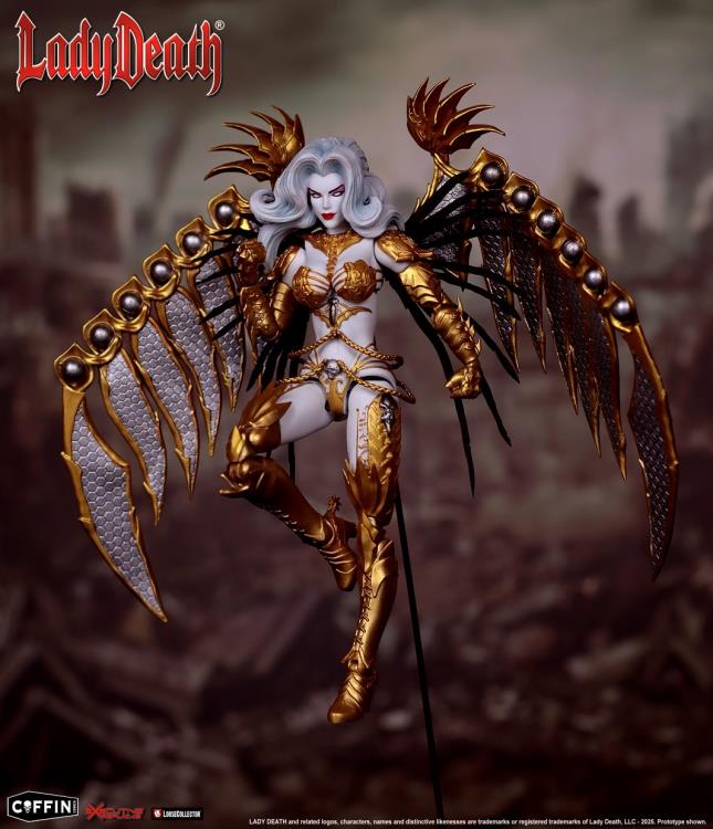 Executive Replicas Lady Death (Gold Ver.) 1/12 Scale Action Figure - View 3