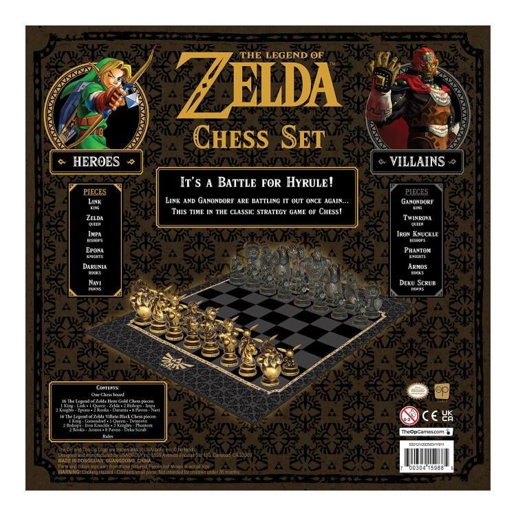 USAopoly The Legend of Zelda Collector's Chess Set Board Game - View 8