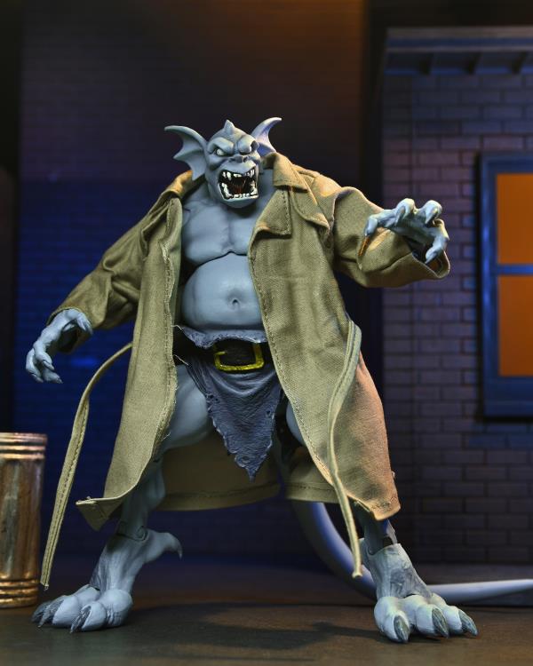 NECA Disney's Gargoyles Ultimate Detective Broadway Silver Falcon with Closed Wings Action Figure - View 9