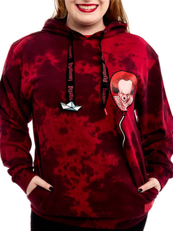 Loungefly IT (2017) Stephen King Pennywise Hoodie Apparel