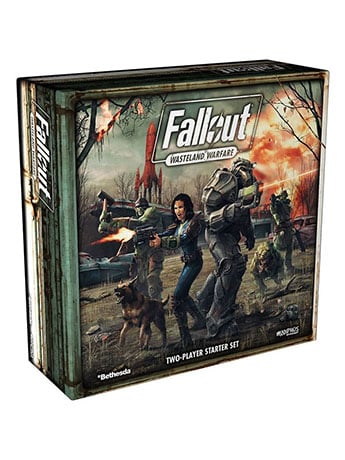 Modiphius Fallout: Wasteland Warfare Two Player Starter Set Resin Miniatures