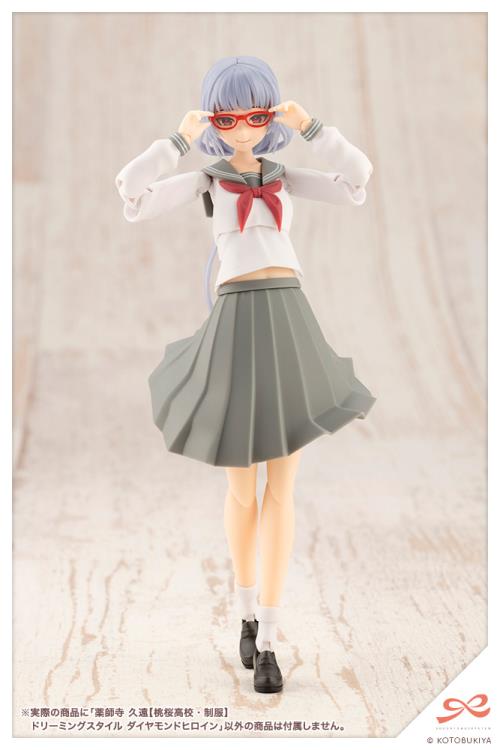 Kotobukiya Sousai Shoujo Teien Touou High School Uniform Kuon Yakushiji Dreaming Style Diamond Heroine Ver. 1/10 Kit - View 7