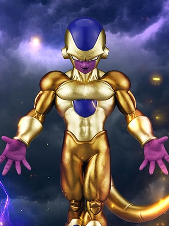 Bandai Dragon Ball Super Solid Edge Works Golden Frieza 7-Inch Figure
