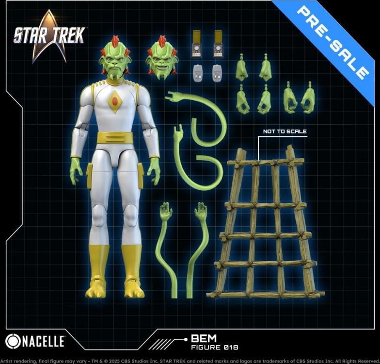 The Nacelle Company Star Trek: The Animated Series Commander Bem 1/10 Scale Action Figure - View 4