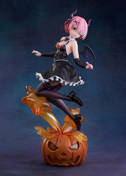 Kadokawa Re:Zero Starting Life in Another World KD Colle Ram (Phantom Night Wizard Ver.) 1/7 Scale Figure, 10.12-Inch - View 9